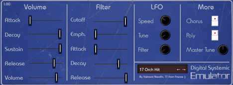 Emulator I - free Vintage soundbank plugin