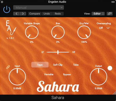 Sahara - free Distortion / saturation plugin