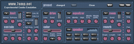 Experimental Combo - free Amp simulator plugin