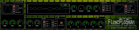 FLoscPLoSkan - free Granular wave player plugin