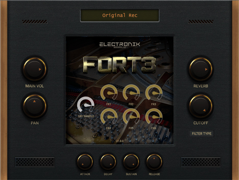 FORT3 Free - free Grand Piano plugin