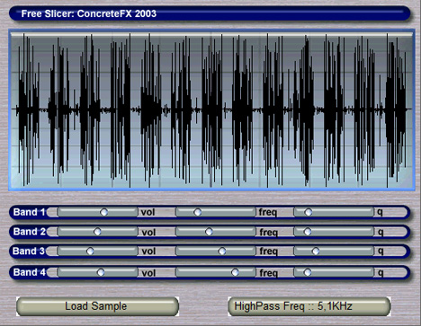 FreeSlicer - free Sample frequency slicer plugin