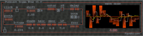 Fuzziest Organ Evar - free Organ plugin