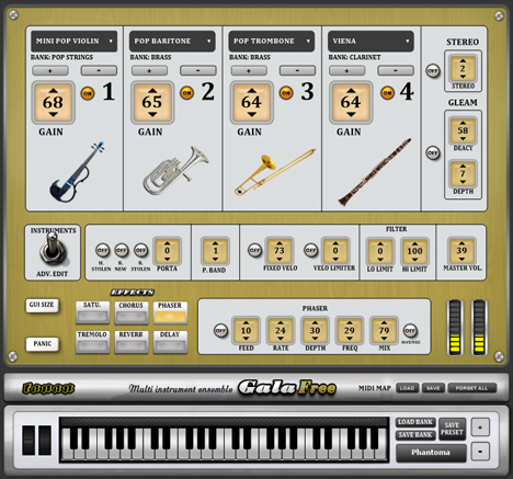 Gala Free - free Orchestral ensemble plugin