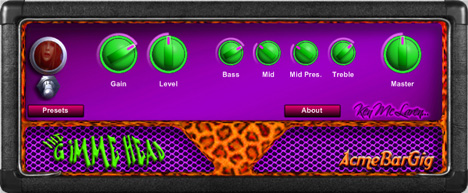 Gimme Head - free Guitar amp head plugin