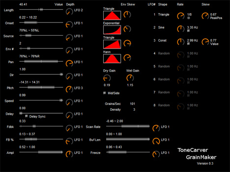 GrainMaker - free Granulator plugin