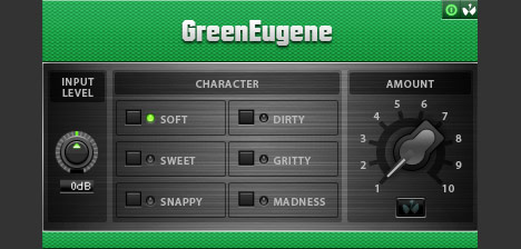 GreenEugene - free Saturation filter plugin