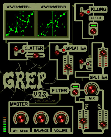 Grep - free Audio destruction / fuzz plugin