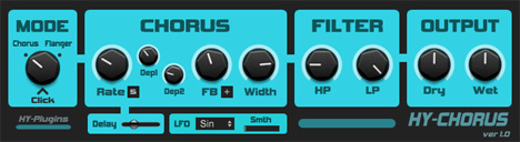 HY-ChoFla - free Chorus / flanger plugin