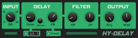 HY-Delay - free Bit convertor delay plugin