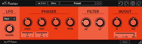 HY-Phaser - free Phaser plugin