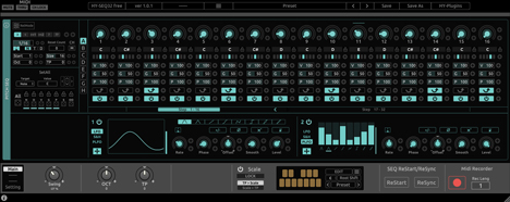 HY-SEQ32 free - free 32 step sequencer plugin