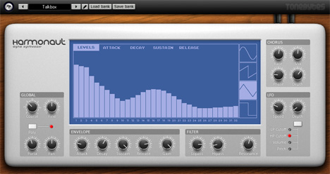 Harmonaut - free Drawable waveform harmonics plugin