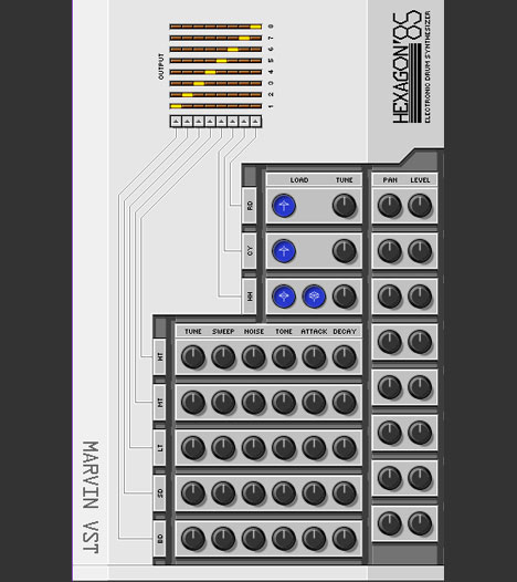 Hexagon 85 - free Simmons SDS-V emulation plugin