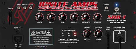 SHB-1 - free Bass tube amplifier plugin