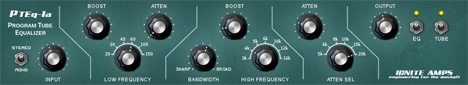 PTEq-1a - free Vintage tube equalizer plugin