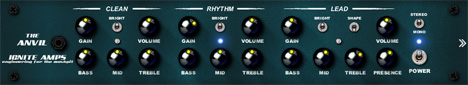 The Anvil - free 3 channels tube preamp plugin