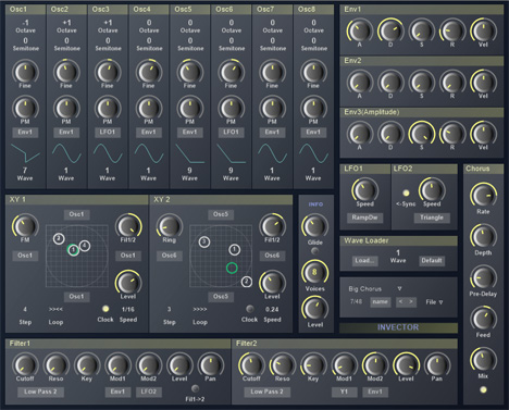 Invector - free Morphing synth plugin