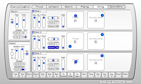 Ironhead - free Percussion synth plugin