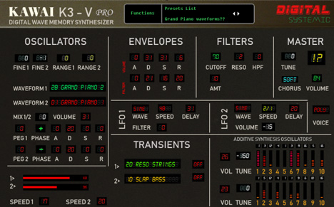 K3-V Extended - free Kawai K3 emulation plugin