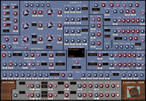 KXPM23 - free Hybrid synth / SF2 player plugin