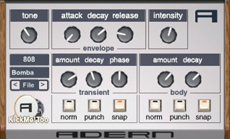 KickMe! Too - free Bass drum generator plugin