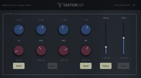 LV-50A - free Analog equalizer plugin