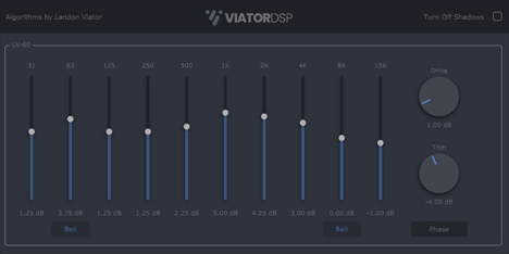 LV-60 - free Analog graphic EQ plugin