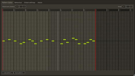 LibreArp - free Pattern-based arpeggiator plugin
