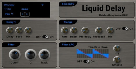 Liquid Delay - free Modulated delay plugin