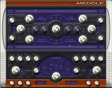 MEDDLE - free Waveform synth plugin