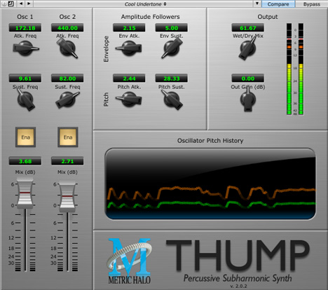 Thump - free Subharmonic synth plugin