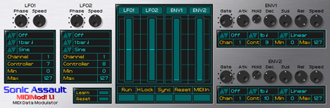 MIDIMod! - free MIDI data modulator plugin