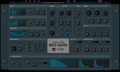 MS2Synth - free Analog synth plugin