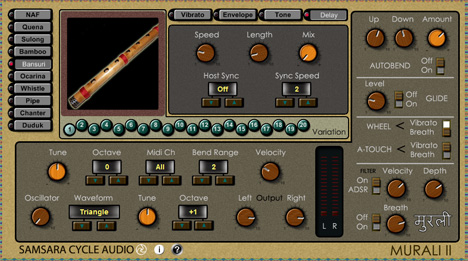 Murali II - free Ethnic wind instruments plugin