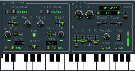 FKnock - free Analog synth plugin