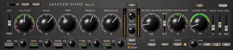 Master Tone PRO - free Mastering strip plugin