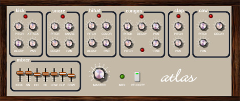 Atlas - free Analog drums plugin