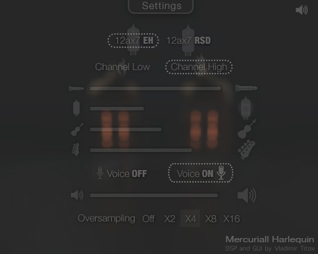 Harlequin - free Guitar preamp plugin