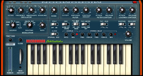 Micromoon - free Micromoog emulation plugin