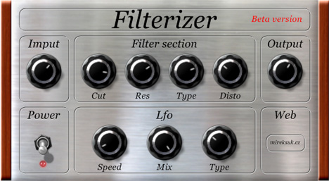 Filterizer - free LFO based filter plugin