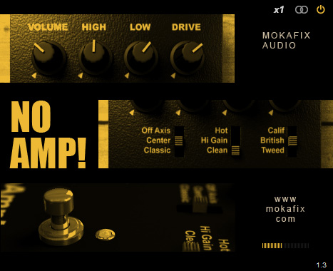 NoAmp! - free SansAmp emulation plugin