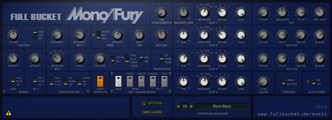 Mono/Fury - free Korg Mono emulation plugin