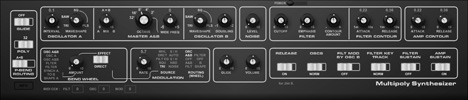 Multipoly - free Moog Multimoog emulation plugin