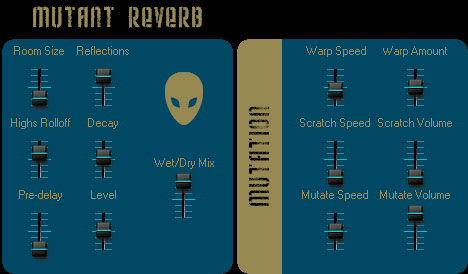 Mutant Reverb - free 8 comb reverb plugin