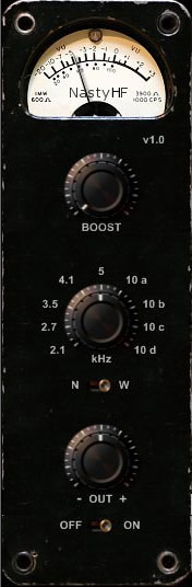 NastyHF - free Vintage HF shelf EQ plugin