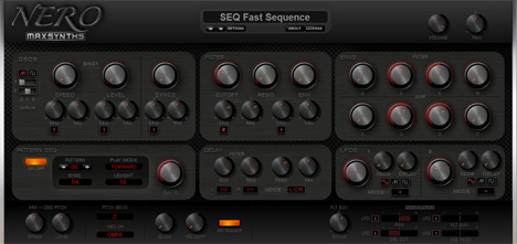 Nero - free Mono sequencer synth plugin