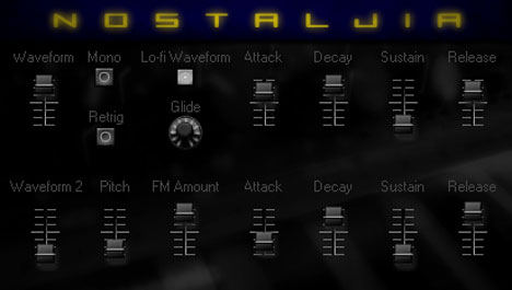 Nostaljia - free Retro soundcard synth plugin