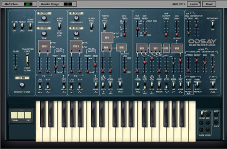 ODsay - free ARP Odissey emulation plugin