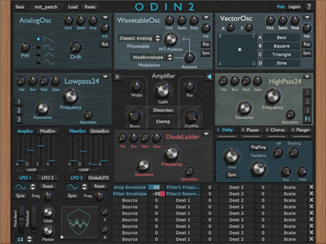 Odin 2 - free Semi-modular synth plugin